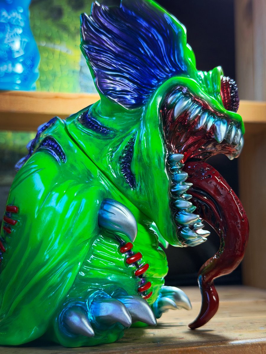 カゲマルデザイン　激レア　ベロビー　kagemaru designs ベロビーファーストカラーはこんな感じかな〜👅🦇👍 #ベロビー