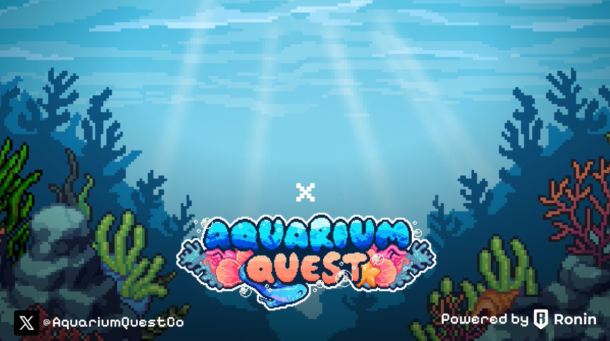 gunlockeaxie's tweet photo. GIVEAWAY! 

3 @AquariumQuestCo Guaranteed (GTD) Whitelist spots! 

🗓 Mint Date: December 21
💰 Mint Price: 250 $RON 
📍 Where: Ronin Market Launchpad

How to join:
- Like
- Repost
- Tag 3 frens
- Comment your Ronin address (NO RNS)

Draw in 24 hours! Good luck!