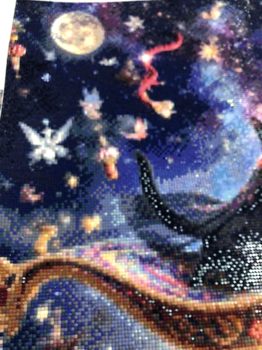 ダイアモンドアートの旅8幕 Tabox-36 42x59.4 FD-BQ-120 完成② 120色