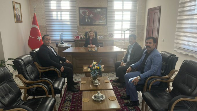 Germencik Muşlular Derneği Heyeti Kaymakamı Ziyaret Etti