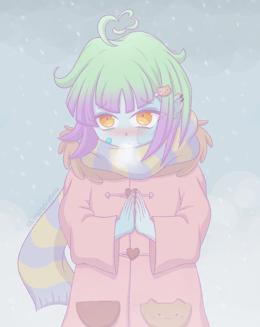 It’s really cold outside ❄️
You’re gonna show up for my Jolly Jamboree, right? ☘️
Remember to bring hot chocolate ☕️ 

🎨: @/HybridShila 

#JJ2025