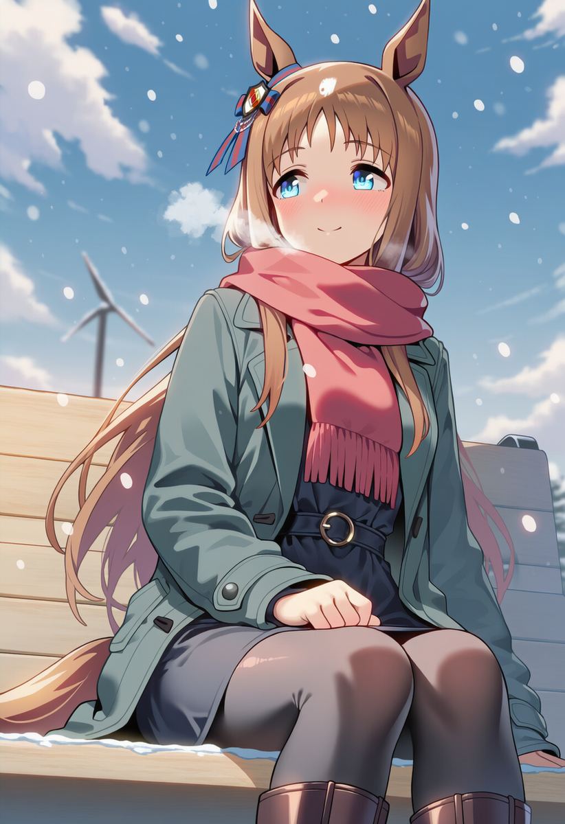 今日の1枚 朝 ☀️ #ウマ娘 #グラスワンダー