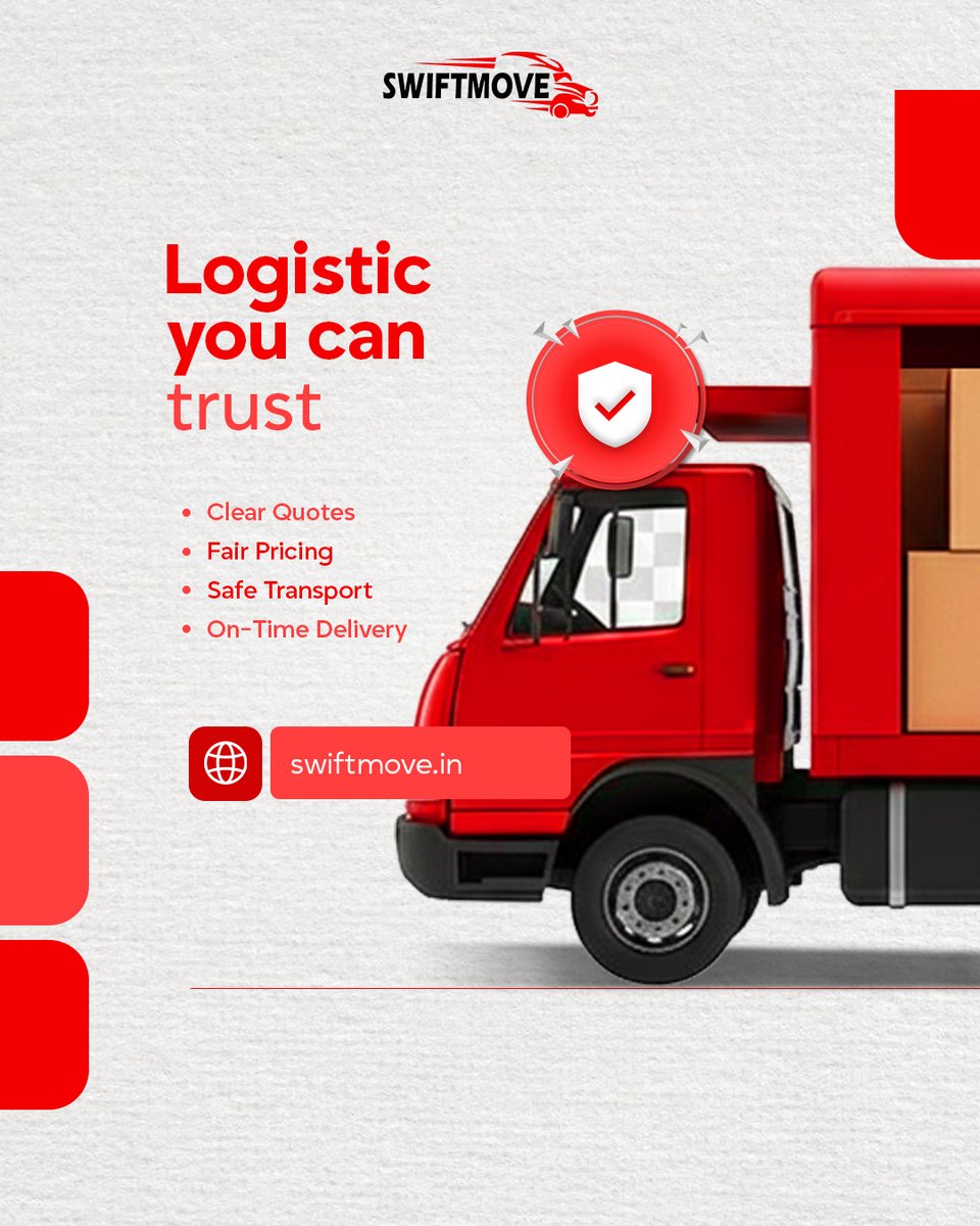 Swiftmove_'s tweet image. Trust your move with SwiftMove!
📦 Clear Quotes | 💰 Fair Pricing | 🚛 Safe Transport | ⏱ On-Time Delivery
.
.
.
.
#Logistics #SwiftMove #ReliableTransport