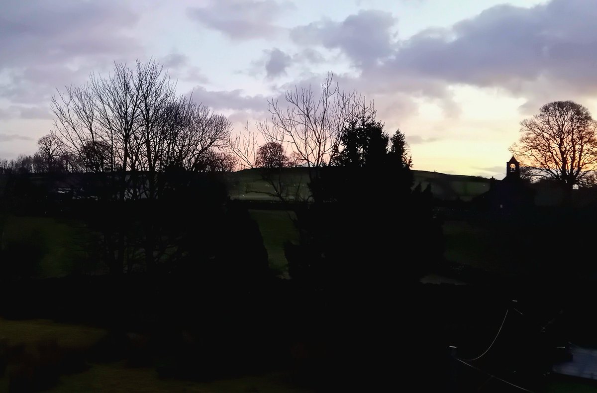 Sol rises behind t'village church.
Better start.
As we have t'Turner Prize, awarded annually for really bad art, maybe we should have t'Turnip Prize, awarded regularly for really stupid political gaffes.
Fortunately, turnips is cheap, because we're going to need plenty.
Morning;
