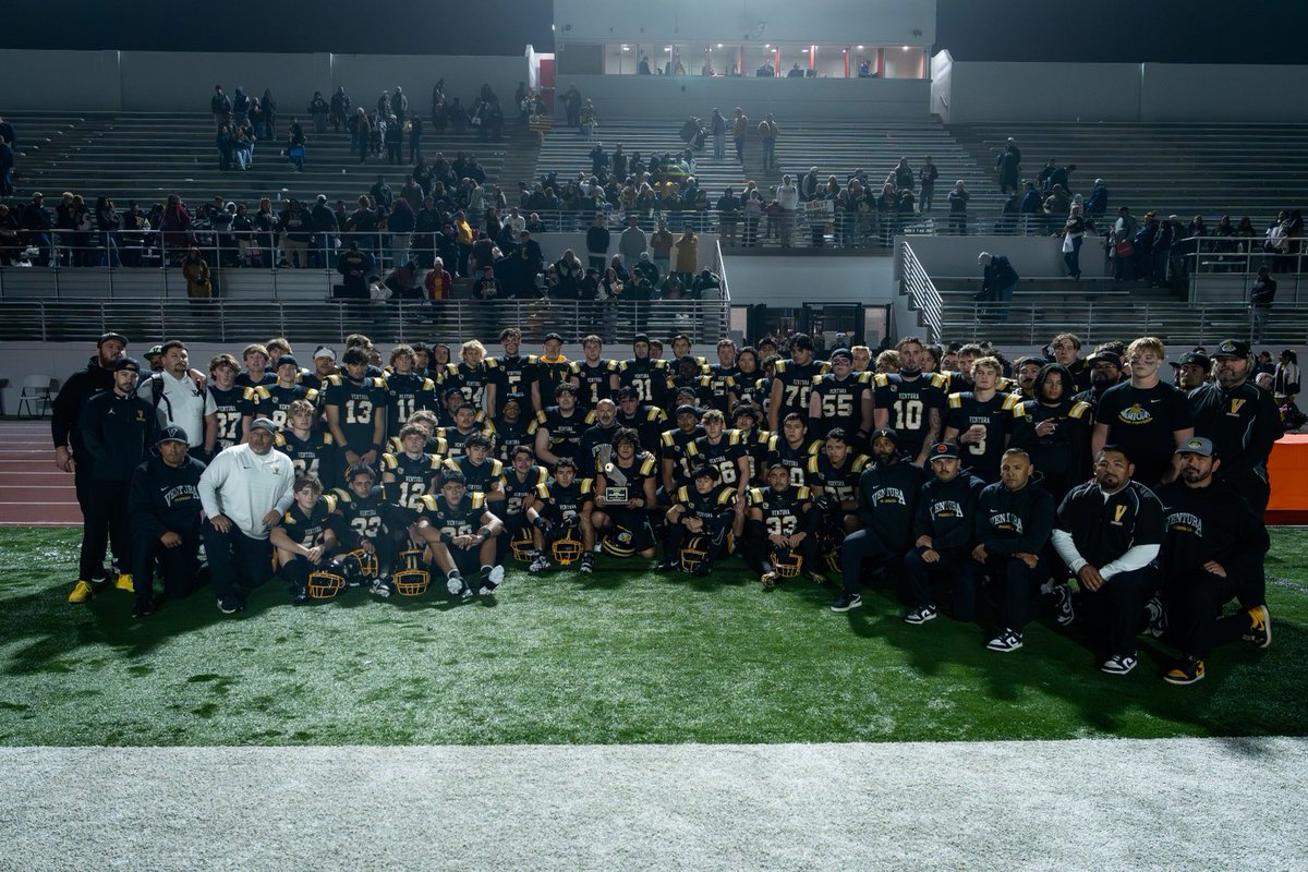 CoachTimGarcia's tweet photo. Never been more proud! These young men started the process of commitment in January and the journey just ended on 12/12/25. Thank you for the ride. ⁦@VenturaFootball⁩ https://t.co/7Mful1Zp1T
