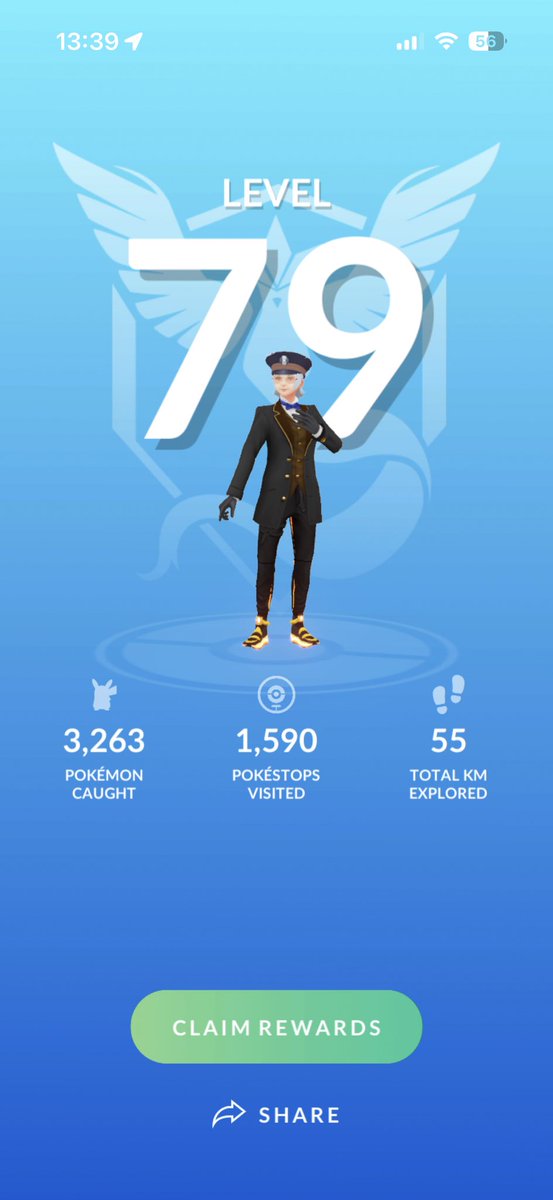 Reached LV79 in Pokémon Go!

Final stretch begins..

#PokemonGO