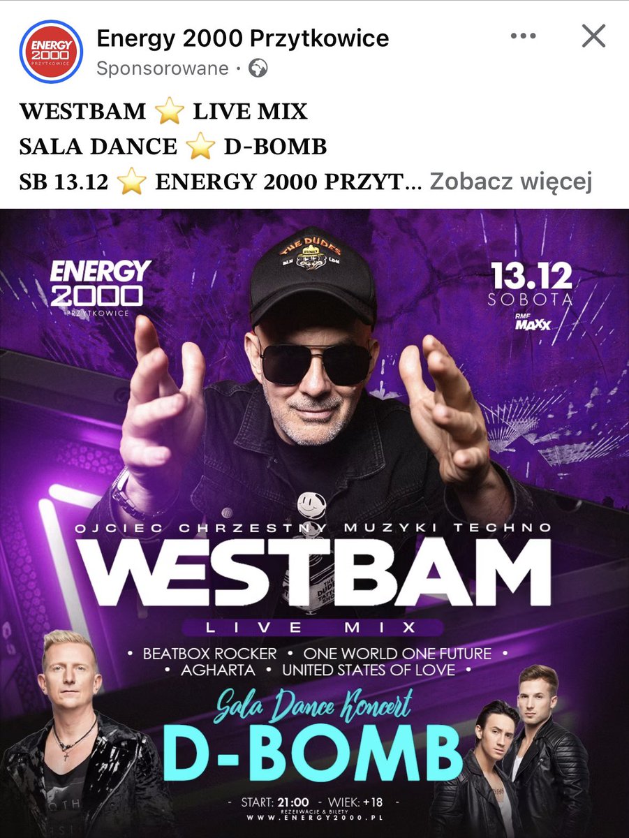 Dlaczego mieszkam tak daleko od Przytkowic? 😭 
Gdybym miała bliżej byłabym tam bardzo częstym gościem. Do tego dzisiaj będzie Westbam 😭😭😭