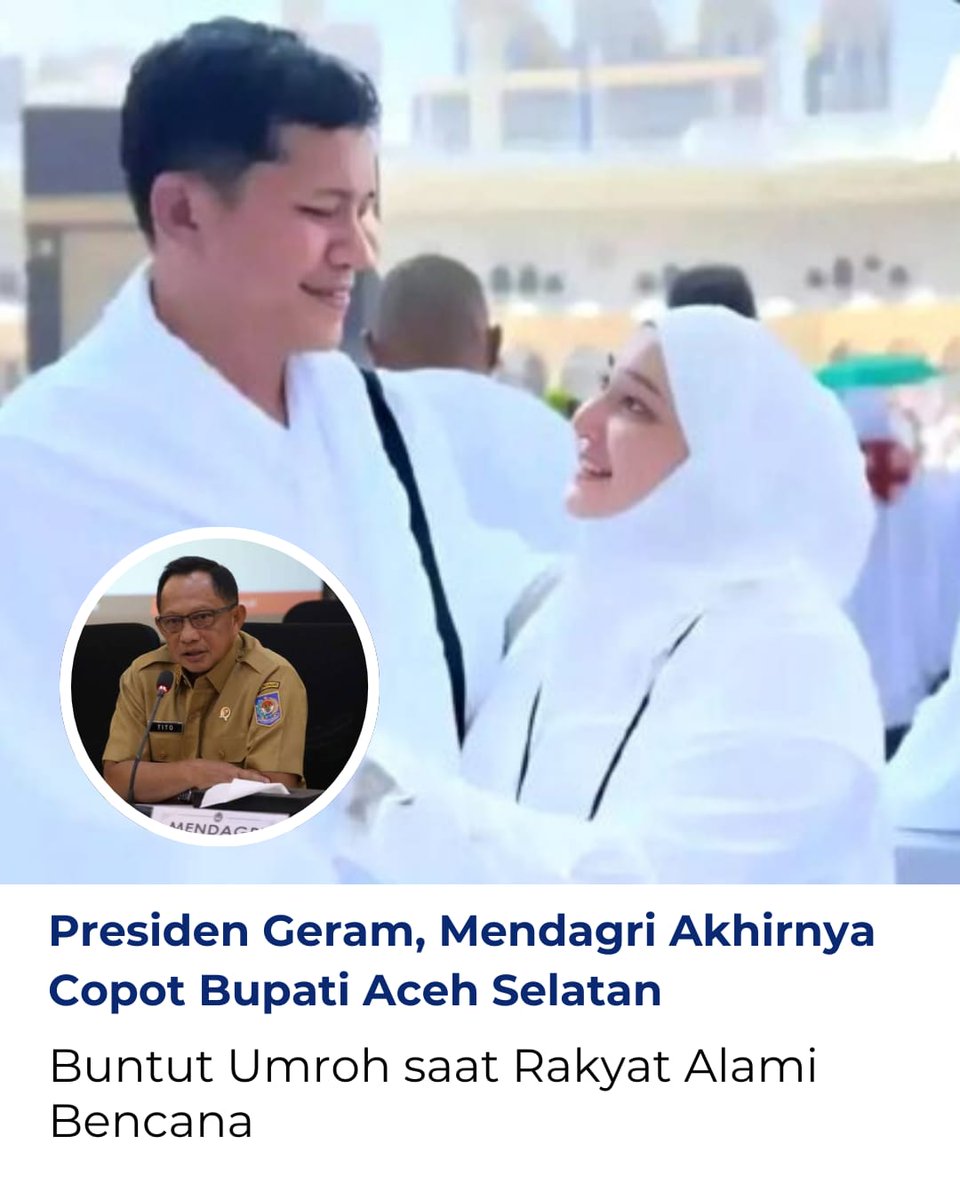 rifki_taruna's tweet image. Presiden sampai geram! Pelajaran buat semua pejabat: kalau rakyat lagi susah, stand by! Setuju gak Mendagri akhirnya BERHENTIKAN BUPATI ACEH SELATAN? #BERHENTIKANBUPATIACEHSELATAN #Kekinian #PejabatHarusSigap #GakBisaGini