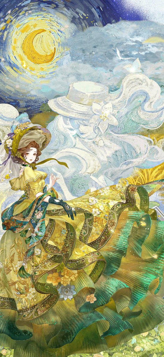 Calin_miracleN's tweet photo. 誘われて行ってきたけど、感想はゴッホって暗い絵が多いなってことだけで芸術的素養が無さすぎた
2枚目は絵画っぽいアイテム使いたくなって作ってみたけどうまくまとまらない https://t.co/jMl7CtLF6E