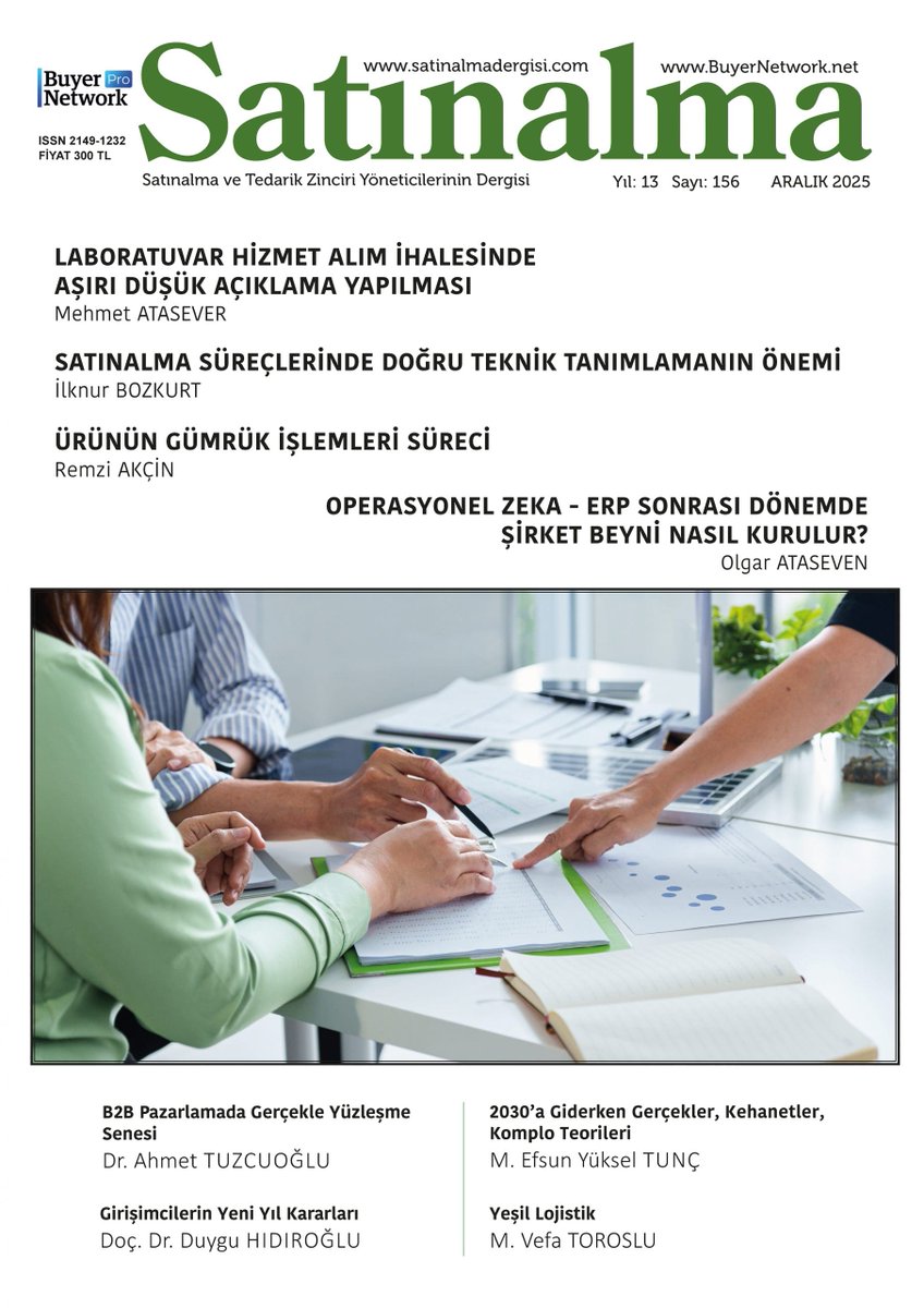 adilunal10's tweet photo. Satınalma Dergisi Aralık 2025, Yıl:13, Sayı:156 - Satınalma Dergisi - https://t.co/L4c8jcwInH https://t.co/2DNSzOhbGG