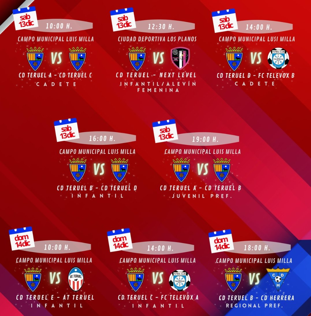 Cantera Club Deportivo Teruel tweet media