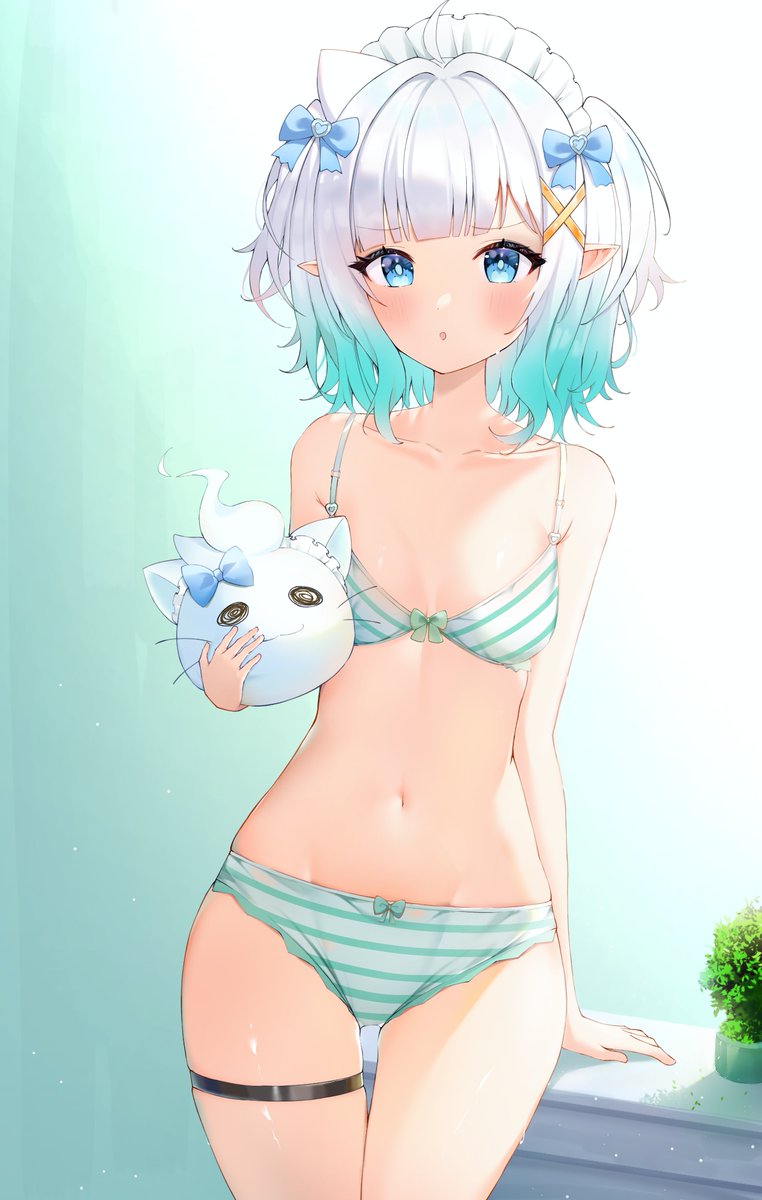 Minto with a striped bra and pantsu, i think the panties look better than her canon one.
I asked <a href="/Cyillus/">Cy | Vgen Commision</a> for this commission and gotta say i do enjoy the outcome of it, do consider commissioning them yourself. ^^
#Fantography