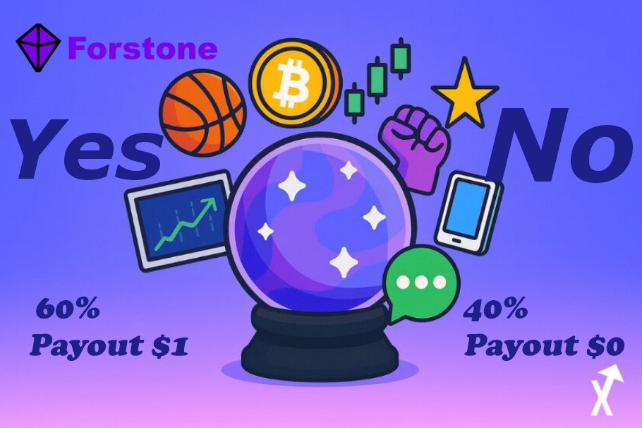 Forstone PredictMarket tweet media