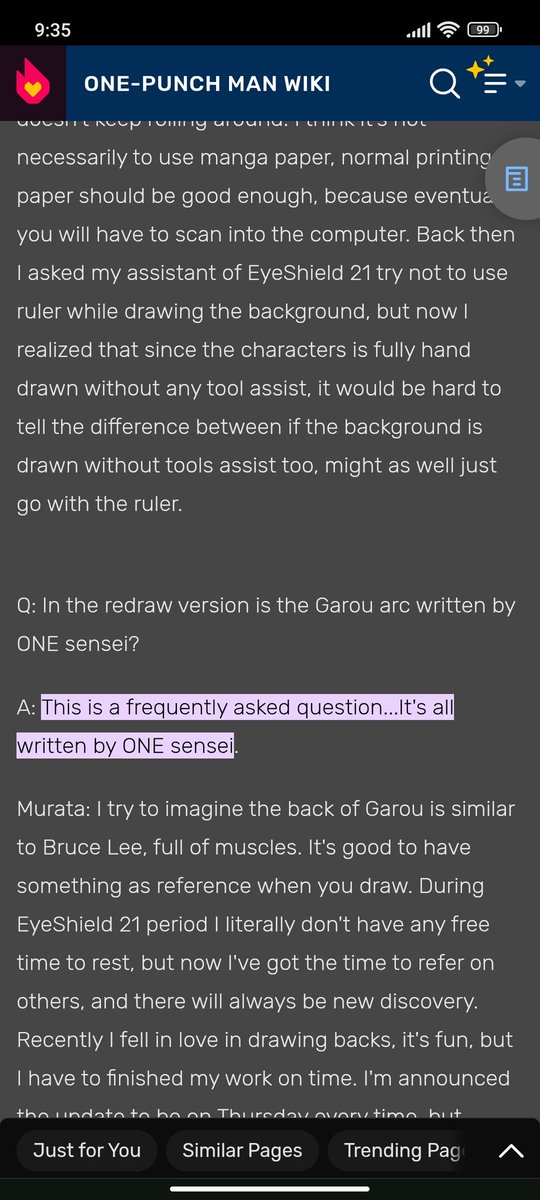 Seoryo4's tweet photo. @Granolaex Algunos sois un poco pesados y irrespetuosos con el trabajo de one y Murata.
 Murata puede pedirle a one hacer cambios a la historia pero el que la escribe y acepta los cambios es one. https://t.co/qIK9xsIXIb
