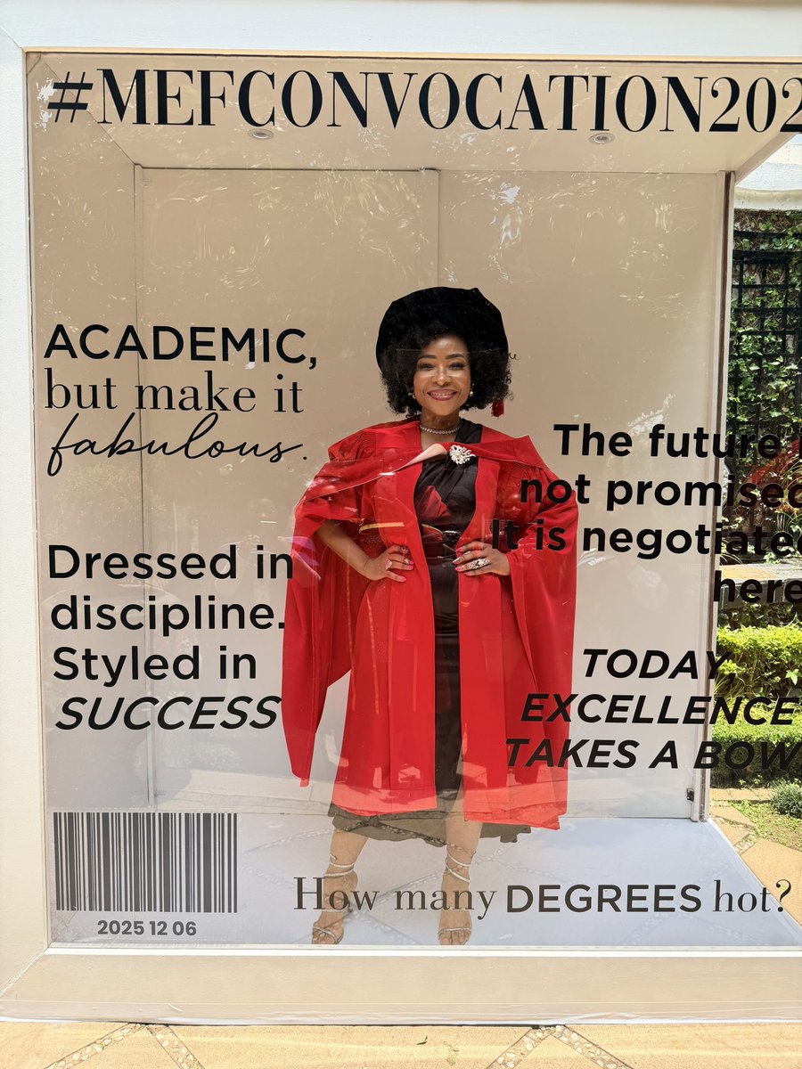 FabAcademic's tweet photo. Last week at this time we were at the #MEFconvocation2025.
Partnerships were forged and transactions worth R200k+ were concluded.
This is what happens when properly educated people get together: zero entitlement, more enablement.
Save the date for the #MEFconvocation2026 happening on 5 Dec 2026
#MakeEducationFashionable