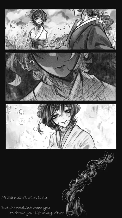 Guavaniko's tweet photo. Coc session art with Ezo. The scenario is so angst broski........ https://t.co/646eSmVgqw