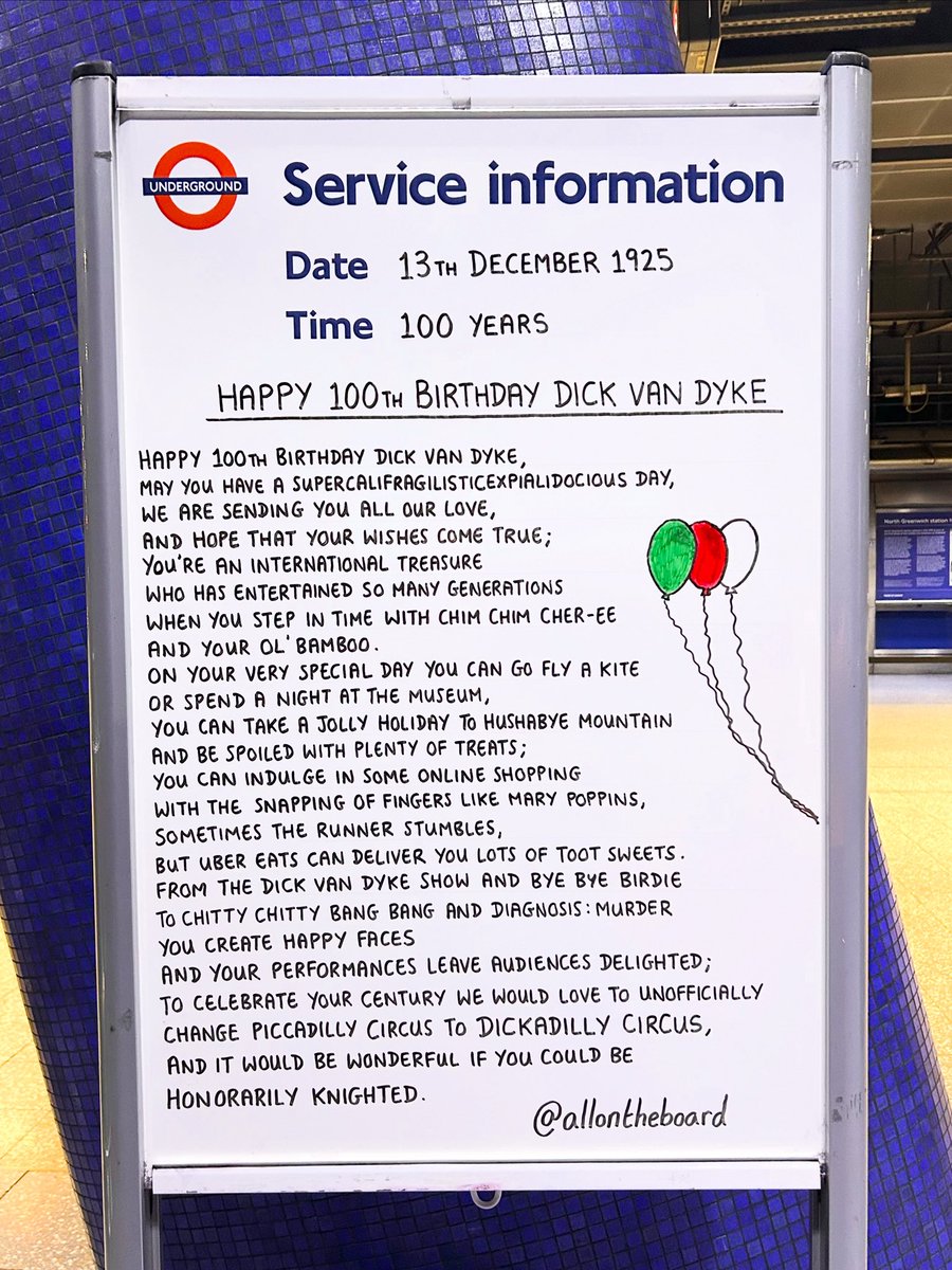 allontheboard's tweet photo. Happy 100th Birthday to the one and only Dick Van Dyke. 

#DickVanDyke #DVD100 @iammrvandy https://t.co/djILJspCkO