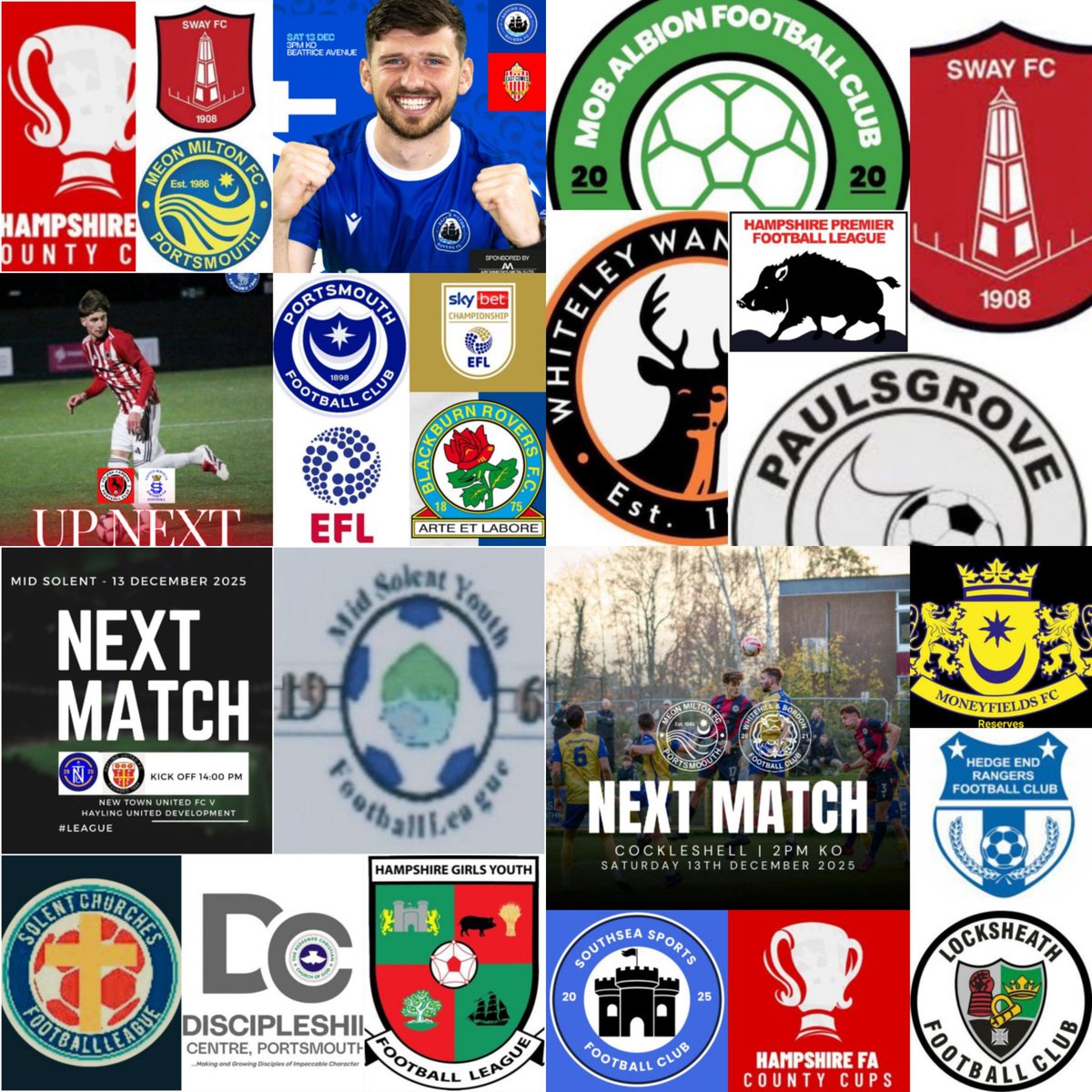 Pompey_Football's tweet image. ⚽️ Saturday Matchday ⚽️
           #TimeToPlay

@Pompey (h)
@BMRFC (a)
@usportsmouthfc (a)
@FCMeonMilton (h) 2pm
@southseasportfc (h)🏆
@MONEYFIELDSFC #Res (h)
@fc_mob (h)
@PaulsgroveFC (a)
#MeonMiltonRes (a)🏆 2pm
@NewtownUFC (h) 2pm
@discipleship_ce #Utd (a) 10.30am
.. plus the