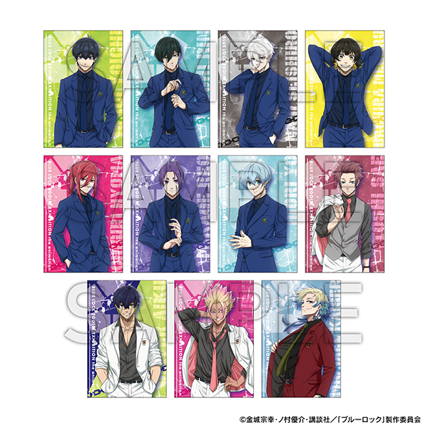 ブルーロック　エゴイスト展　缶バッジ　メタルポストカード　ぱしゃこれ エゴ展 グッズ情報】 □トレーディングメタルポストカード（全11種