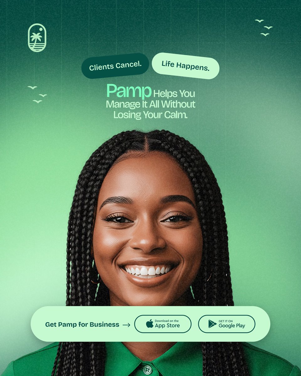 trypamp's tweet photo. Track bookings, handle changes, secure your income, and stay in control even on your busiest days. 

Get ‘Pamp for Business’ on all App Stores or tap the link on our profile. https://t.co/Eva8PrvQoN