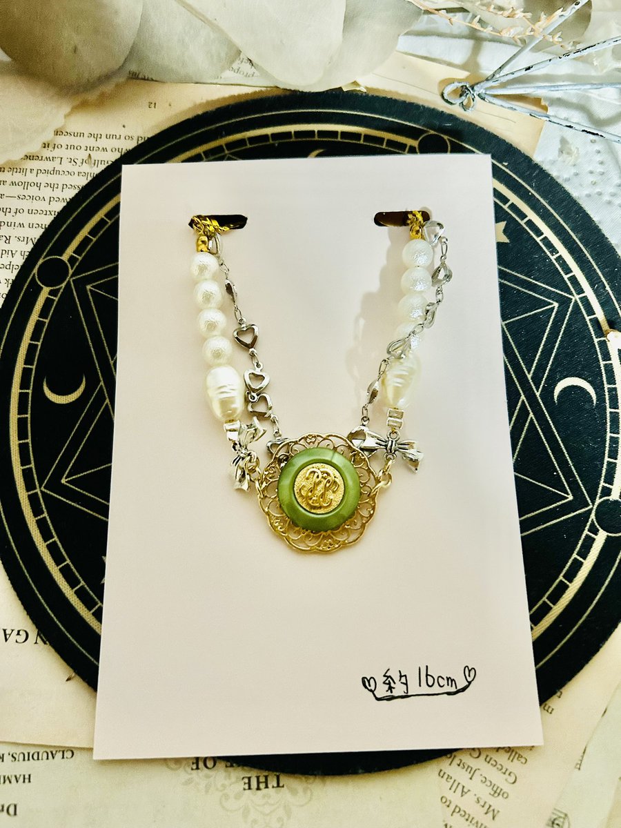 超超希少な天珠だらけ宝石品質アンデシン望みなんて叶いまくるのでは？ブレスレット♡ ブレスレット