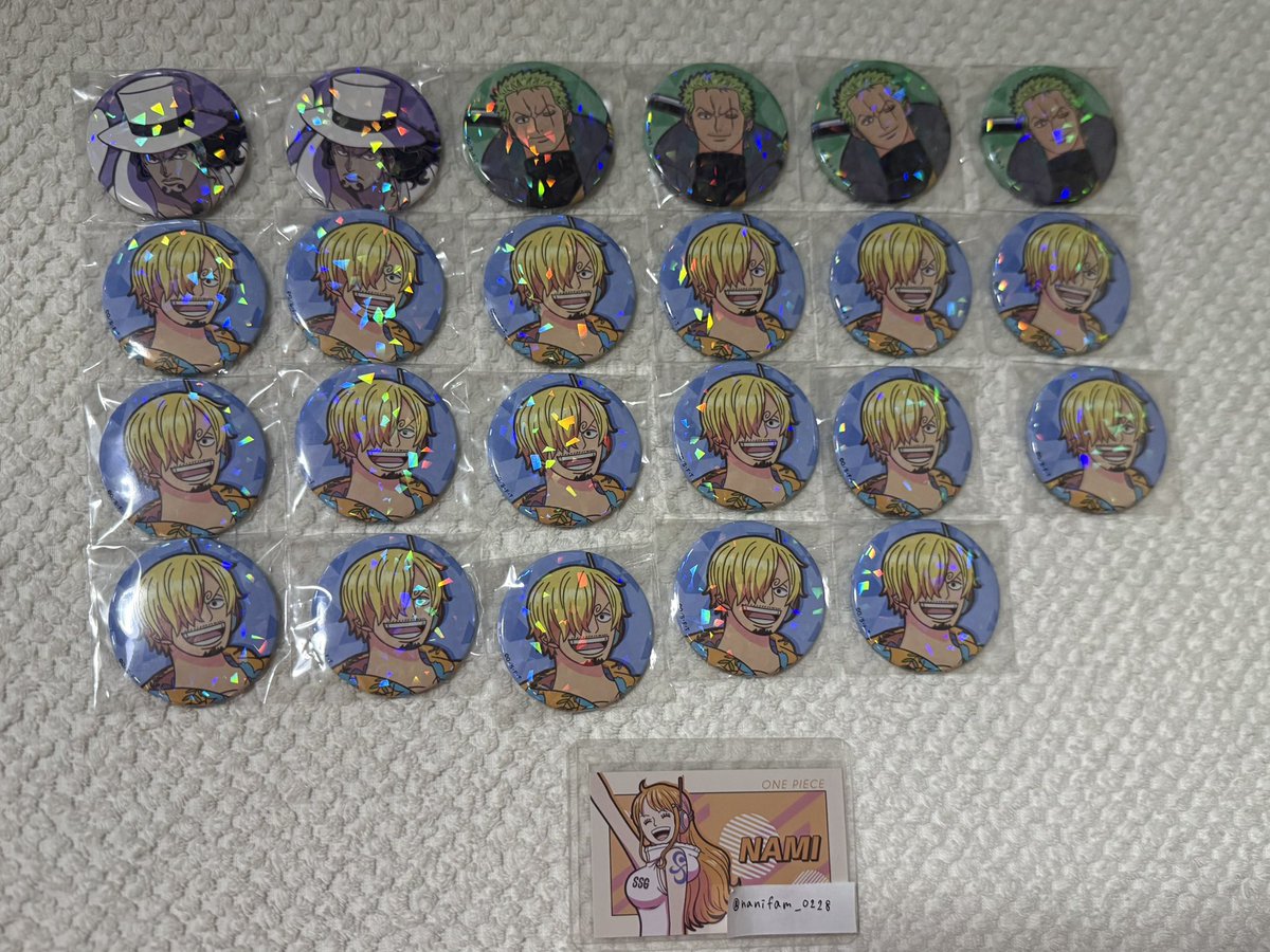 交換・譲渡】ONE PIECE ワンピース OIOI マルイ 缶バッジ 【求】同種