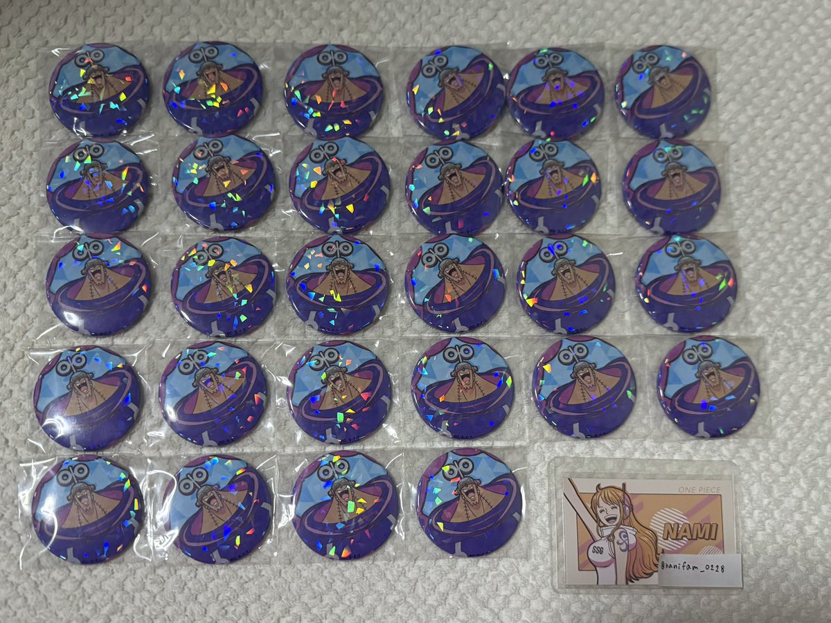 交換・譲渡】ONE PIECE ワンピース OIOI マルイ 缶バッジ 【求】同種