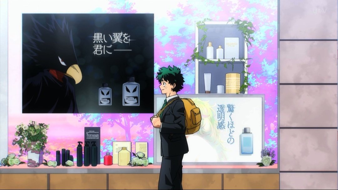 常闇、、美容系のマスコットになってて草w #ヒロアカ #heroaca_a