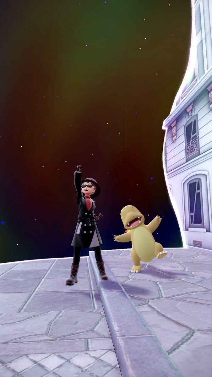 SHINY ALPHA CHARMANDER 🔥✨

my son is finally home 🥹

#PokemonLegendsZA 
#shinypokemon