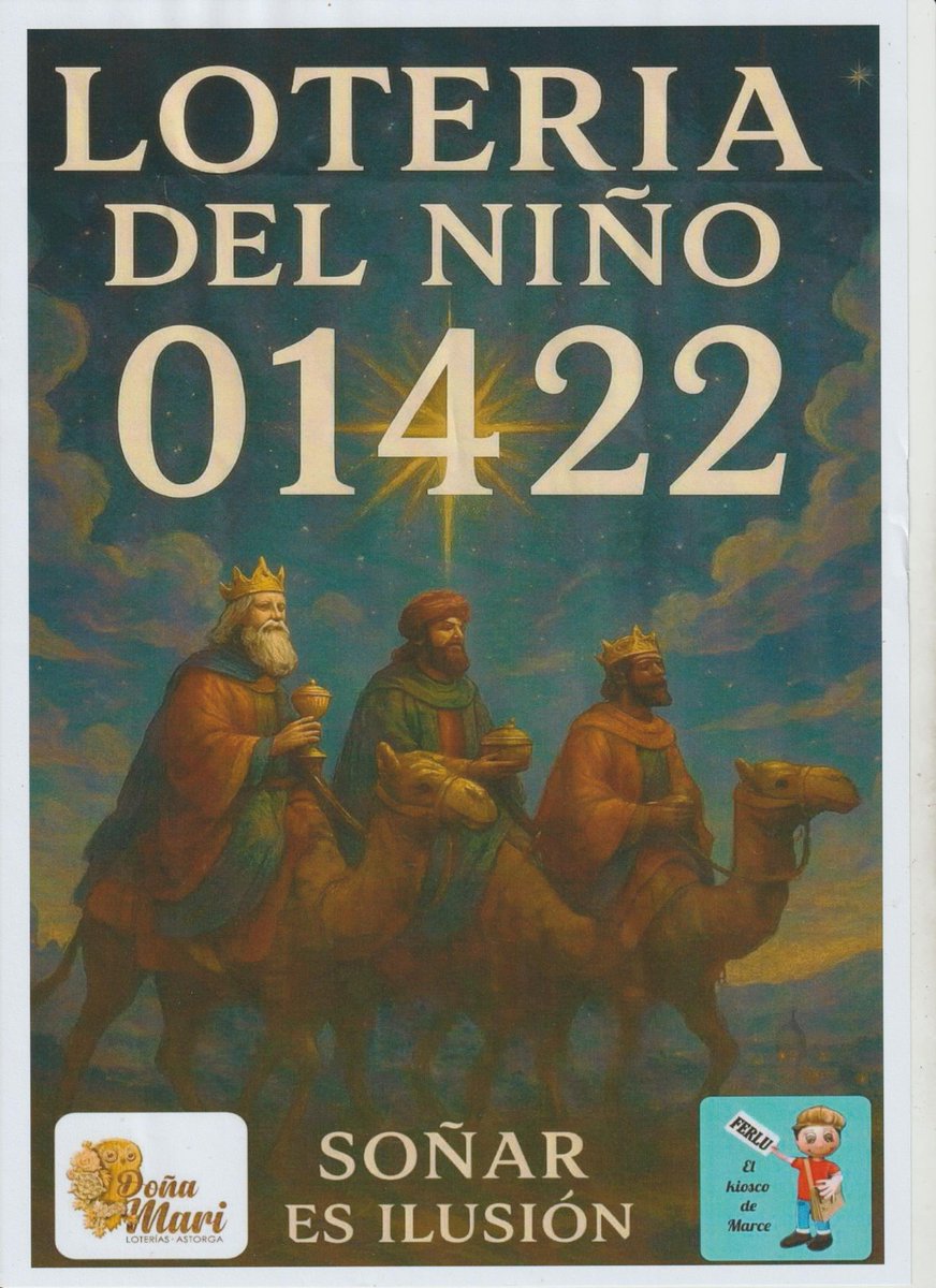 ElKioscodeMarce's tweet image. Entramos en la cuenta atrás de los días ( FALTAN 9️⃣) para eel sorteo extraordinario de #Navidad25 y nuestros decimos (FALTAN 2️⃣3️⃣) del número 0️⃣1️⃣4️⃣2️⃣2️⃣

Date prisa y compra el tuyo antes de que se acaben

Ya tenemos a la venta la @loterias_es del Niño 2️⃣6️⃣

SOÑAR ES ILUSIÓN