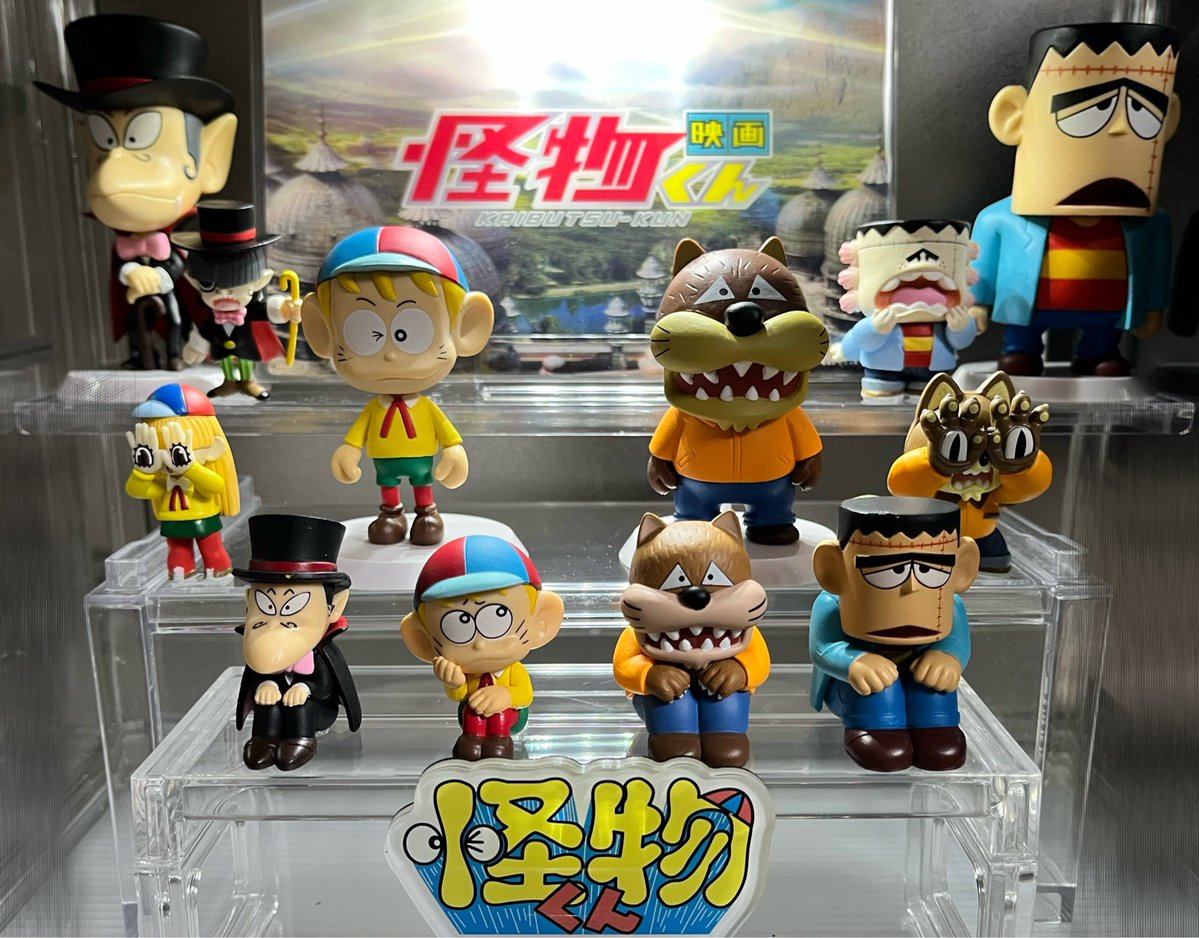 怪物くんブース ディスプレイ更新 ↺ 🧢 怪物くん 🎩 ドラキュラ