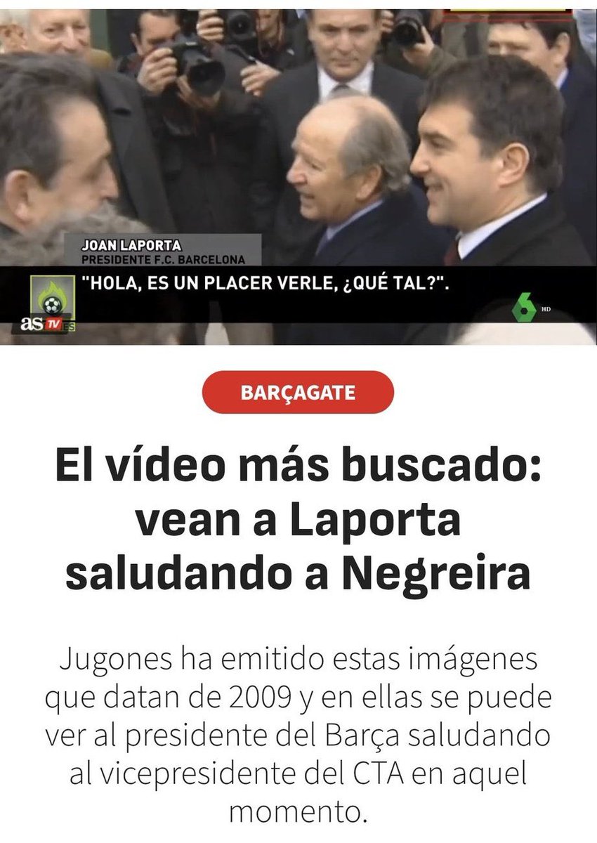 “No conocí a Negreira”