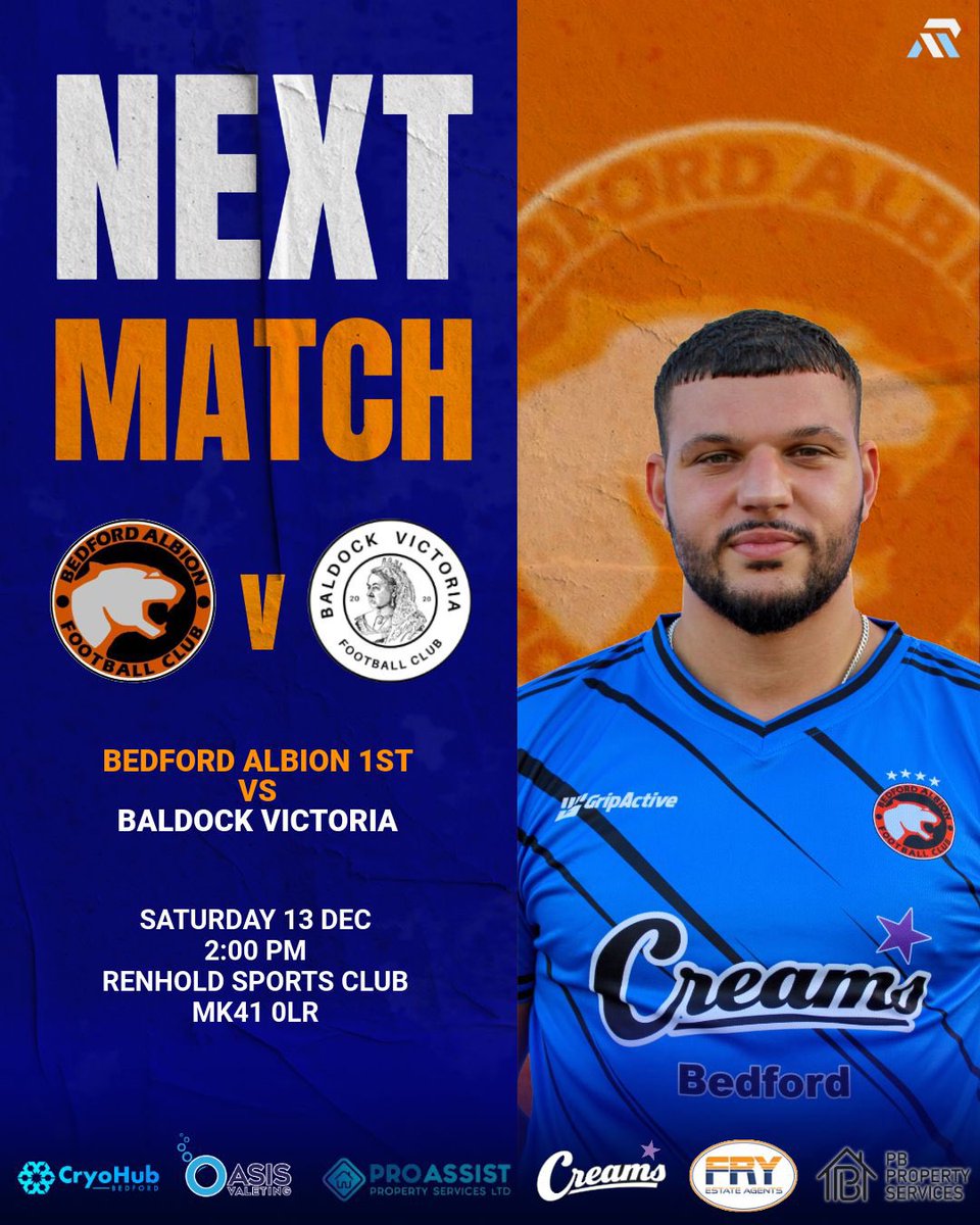 𝗠𝗔𝗧𝗖𝗛𝗗𝗔𝗬 | <a href="/bedscountylge/">Beds County League</a>

Back in league action looking to build on a good cup win last week. We host Baldock this afternoon, a 3-3 draw in reverse fixture so should be a great game.

2pm kick off.

#AlbionTogether