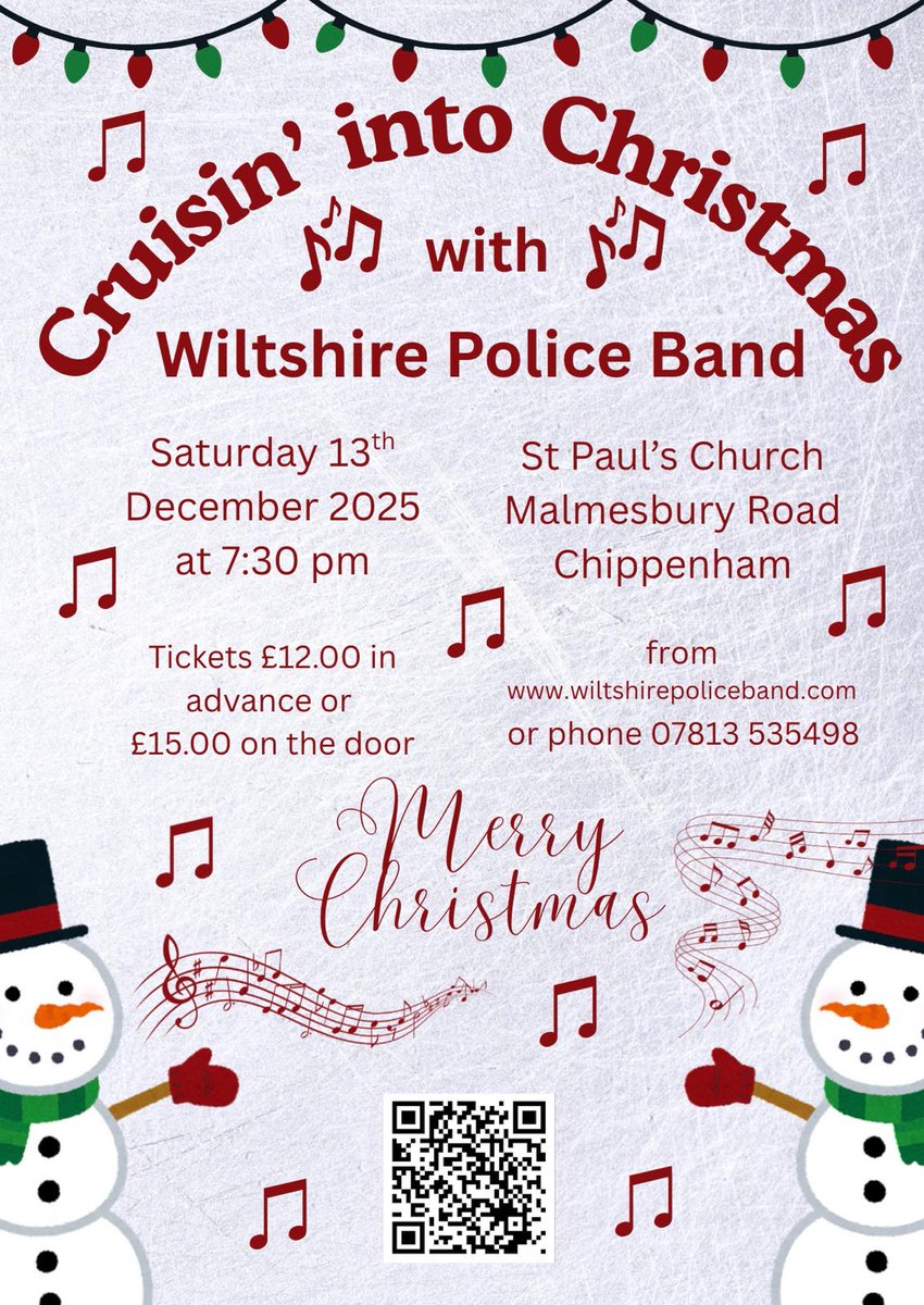 WiltsConcBand's tweet photo. Wiltshire Police Band 
TONIGHT is our CHRISTMAS CONCERT 
TICKETS ARE ON SALE NOW until 7pm From https://t.co/aI2lA6dhkj
Tickets will also be available on the door,
Come along for an evening of great music. https://t.co/bY6TbfhEN5
