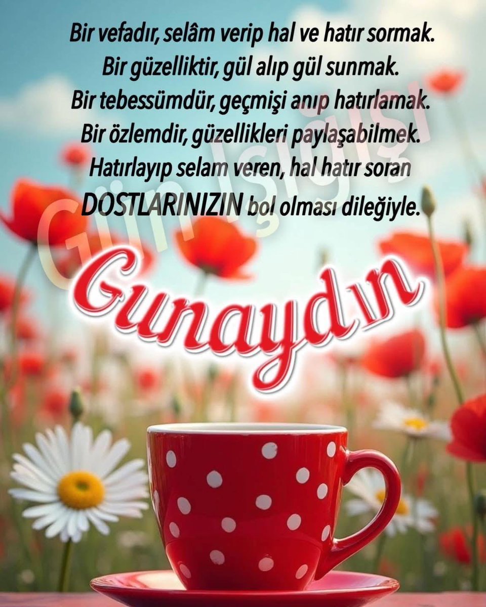 Günaydın hayırlı hafta sonları ☕️🍁🍂