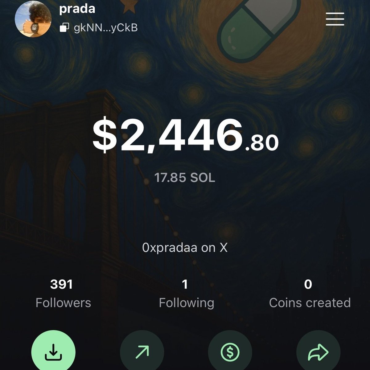 pradaazx's tweet photo. Once I get to 1000 followers on the Pumpfun app, I'm doxxing myself.

You got 1 week, download the app and follow me https://t.co/eMUfl86Gon