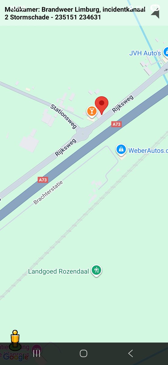 Stormschade en inzet brandweer in Heel