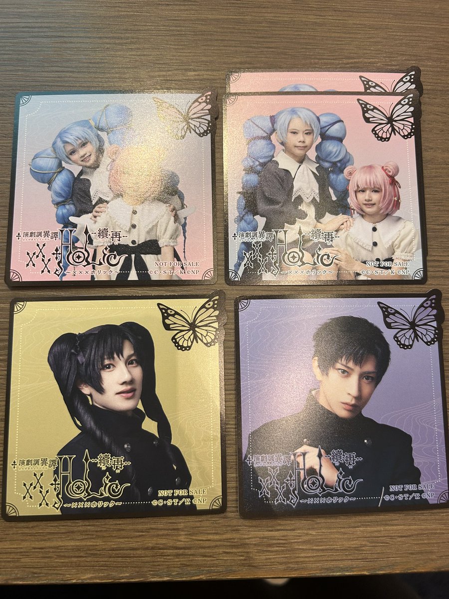 xxxHOLiCカフェ　紙コースター　百目鬼。 xxxHOLiCカフェミセ紙コースター百目鬼 xxxHOLiCカフェ 紙コースター