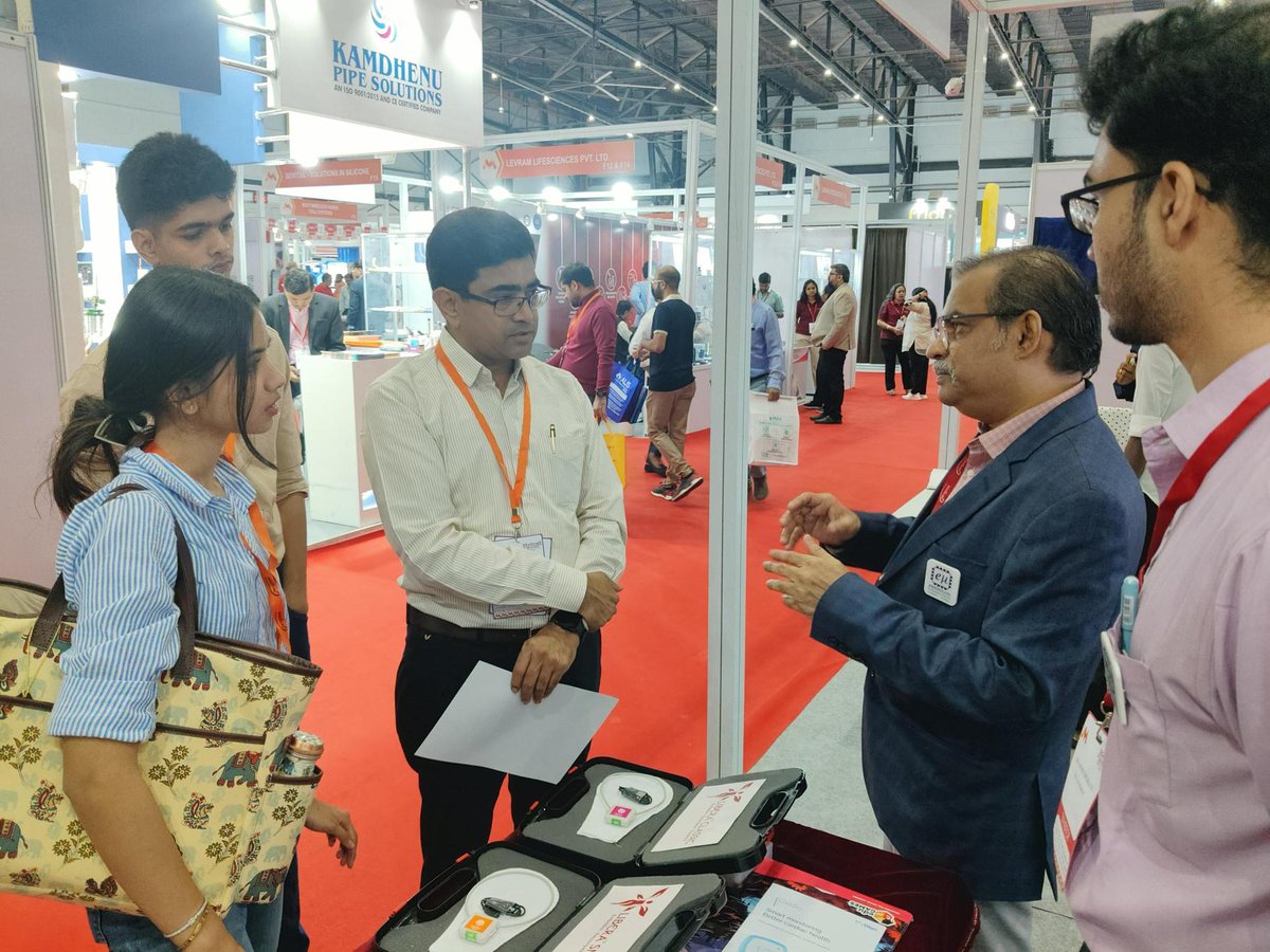 emicrolabs's tweet photo. Day 2 at #MedicallMumbai2025 is buzzing — even bigger than Day 1 🚀

High energy, strong engagement, and powerful conversations.

Don’t miss the innovations &amp; innovators.
Visit eMICROLABS | Stall G16–G19, HTIC – IIT Madras.

#eMICROLABS #MedTech #WomensHealth #MedicalDevices https://t.co/tVT5qtOmoI