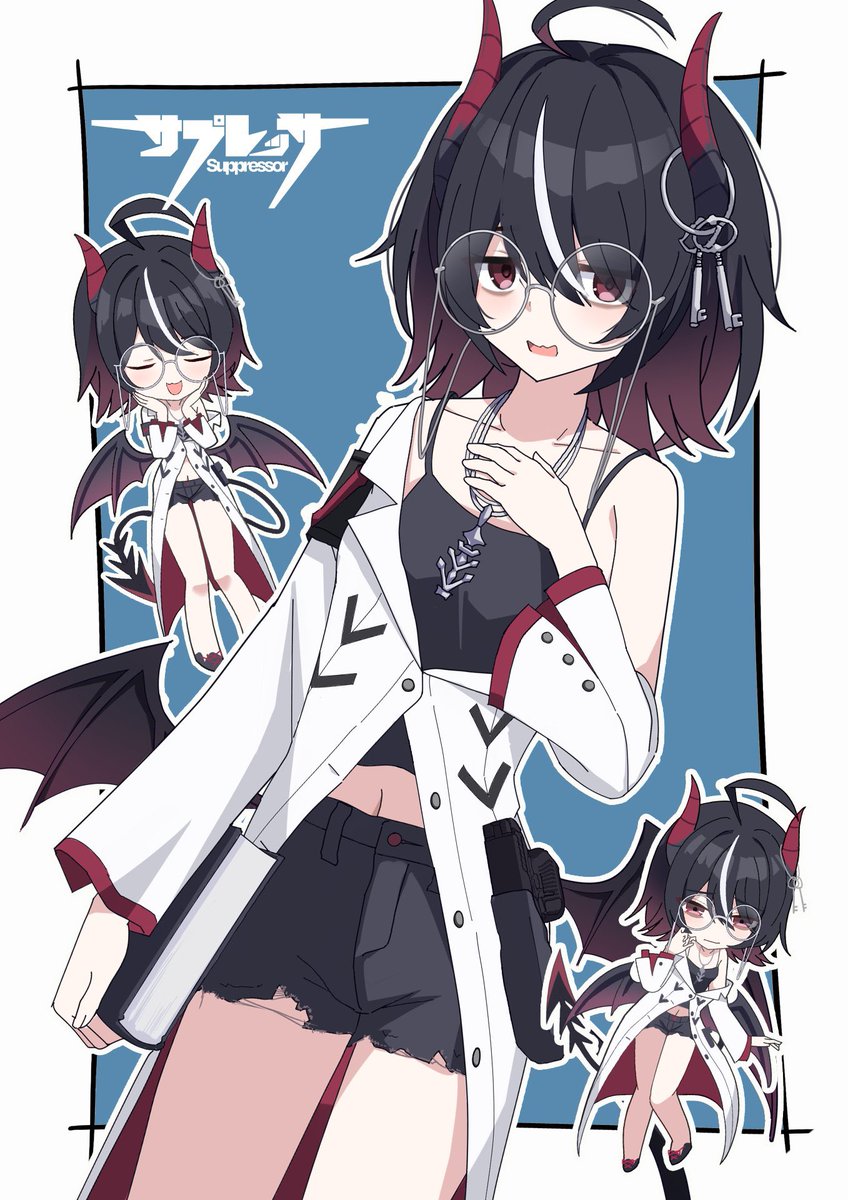 xaiqigraphics's tweet photo. 前描いた癖を詰め込んだオリキャラ https://t.co/jCsHiusPJm
