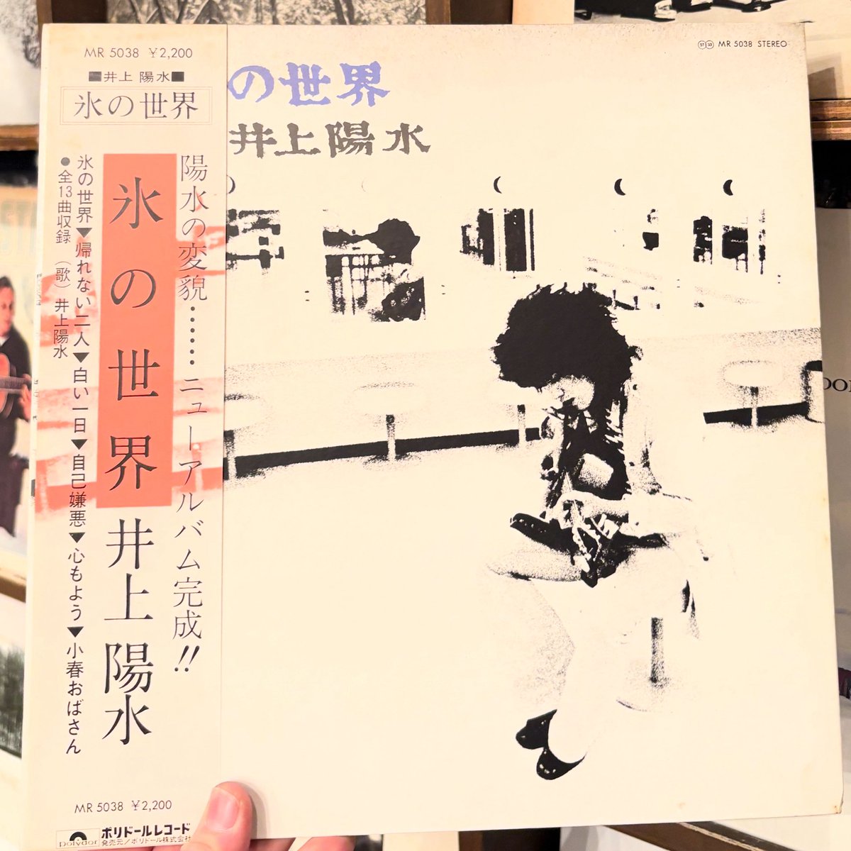 井上陽水 / 氷の世界 LP入荷🎉 ココ池定番。深町純、細野晴臣、林立夫