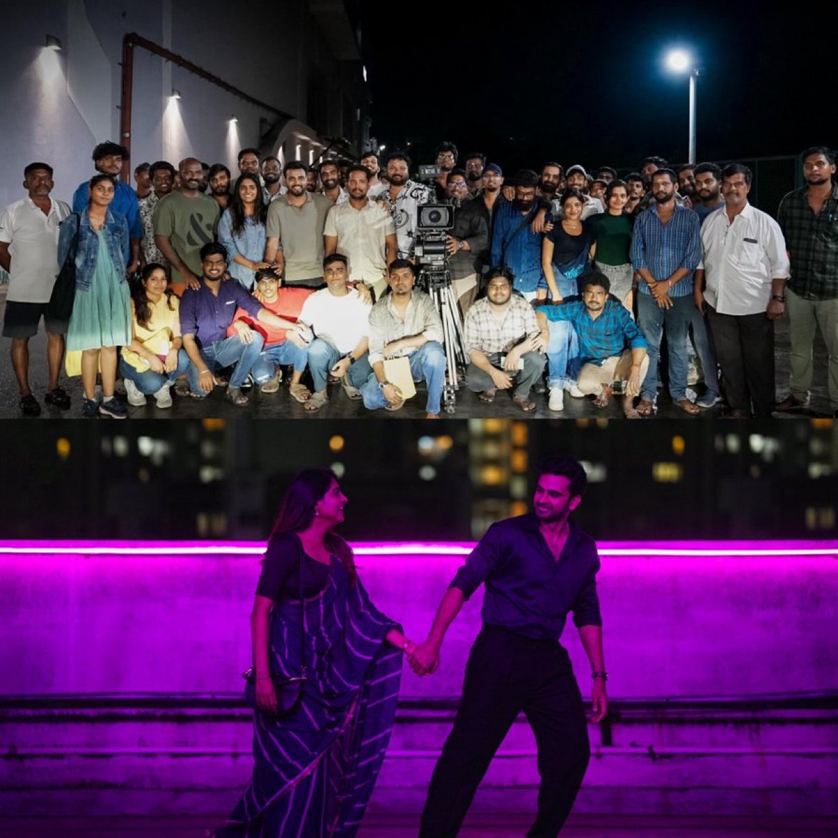 cinenayagan's tweet photo. @MillionOffl #ProductionNo6 in association with @VelsFilmIntl 📽️Shoot Wrapped ✅
Starring 🌟#AshokSelvan
#NimishaSajayan
Direction 🎬 #Manikandan
Music 🎵 #Dhibu
From the Makers of ( #Touristfamily | #Goodnight ) https://t.co/hbfDdwGfSW