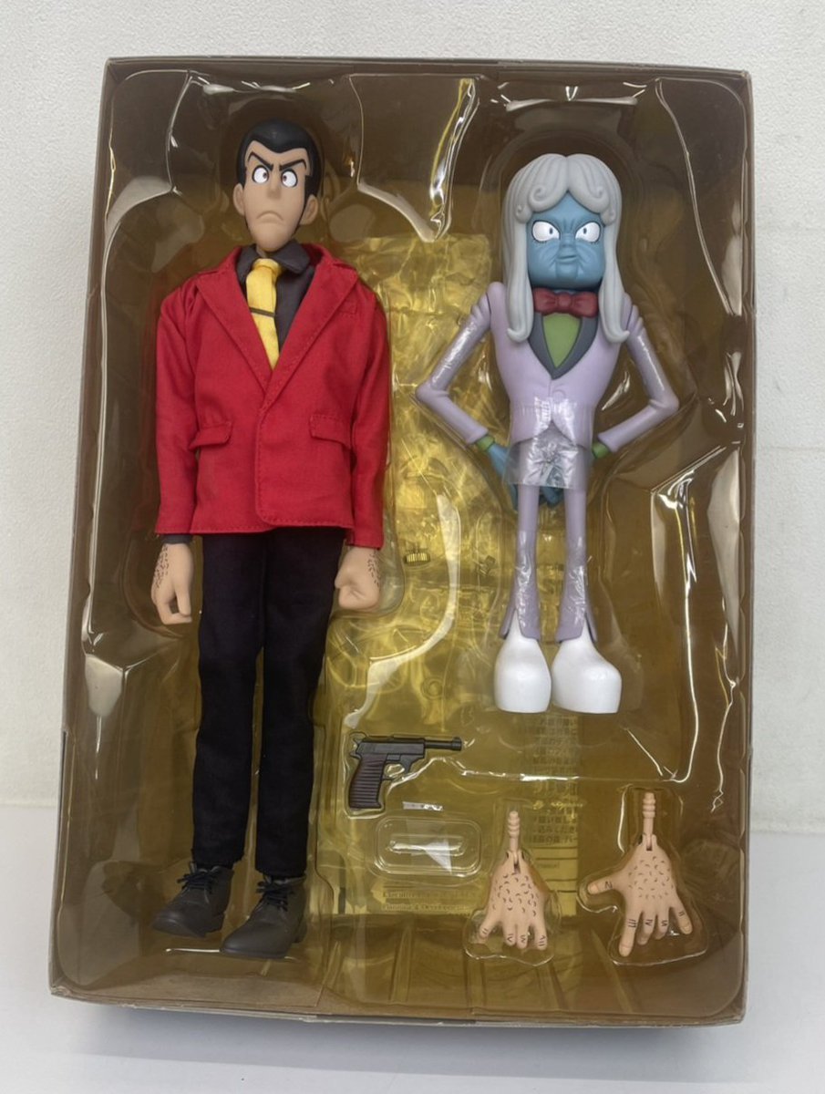 新品未使用　ルパン三世&マモー　フィギュア　メディコムトイ　カリオストロの城 本日入荷の商品から～ メディコム・トイの ルパン三世 フィギュアたち