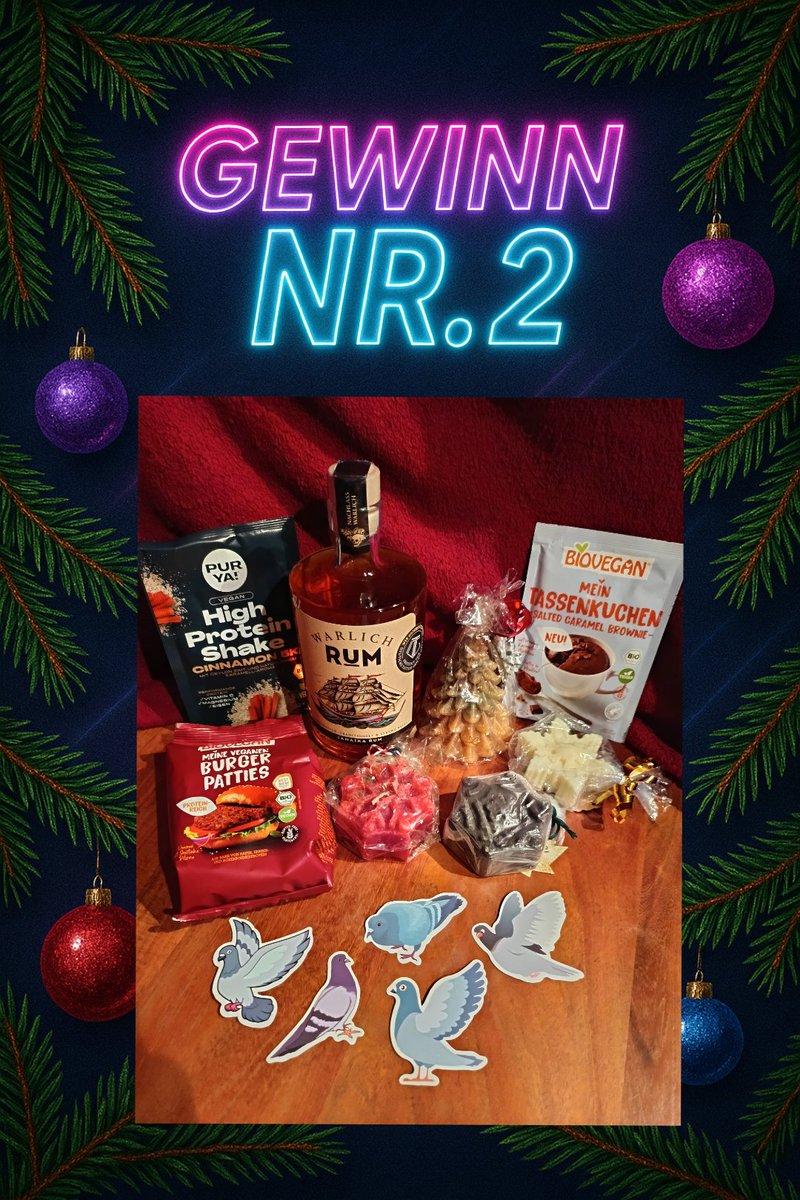 PIT_Taubenherz's tweet photo. Es ist soweit 🎁🎄🥳
Unsere große Verlosung ist da! 
Es gibt 5 wundervolle Pakete zu gewinnen! 🎁🥳🤩🕊️

Bitte schreibt in die Kommentare, mit wieviel Losen ihr teilnehmen wollt. Gewinnspiel ab 18 und nur aus Deutschland. 💜 #RespektTaube #govegan #Gewinnspiel #tierschutz https://t.co/0O3s5Qlv9u
