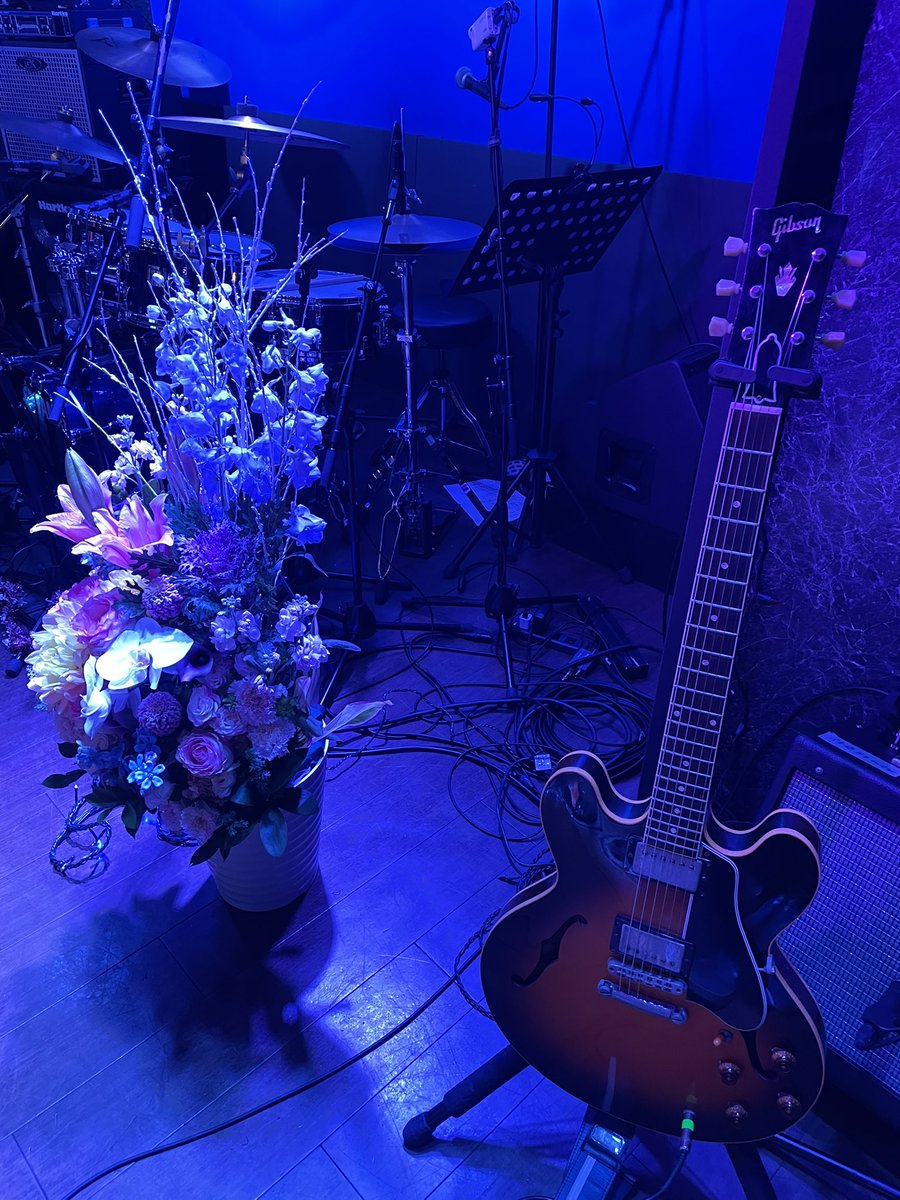 本日は久美子さんブルームードです♪
間も無く開演です。