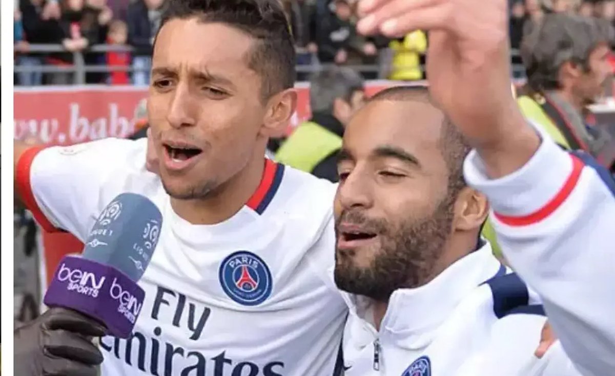 _BeFootball's tweet image. Lucas Moura 🇧🇷 c’était vraiment un clown au PSG 🤡😭

Thiago Silva 🗣️ : « quand Marquinhos a débarqué, Lucas n'arrêtait pas de le chambrer. 

À l'entraînement, il traduisait n'importe quoi et 𝗘𝗧 𝗟𝗨𝗜 𝗗𝗜𝗦𝗔𝗜𝗧 𝗤𝗨’𝗜𝗟 𝗙𝗔𝗟𝗟𝗔𝗜𝗧 𝗝𝗢𝗨𝗘𝗥 𝗨𝗡𝗜𝗤𝗨𝗘𝗠𝗘𝗡𝗧 𝗗𝗨…
