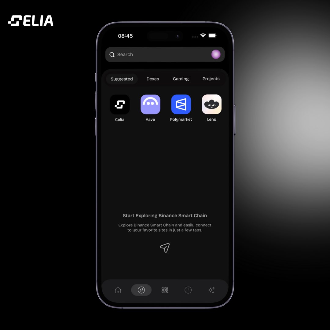 CeliaWallet's tweet image. The Celia Wallet has an In-App Browser.

Seamlessly explore BSC dApps, DeFi platforms, and Web3 projects directly inside the Celia Wallet — no external browsers, no friction.

Built for speed, security, and real utility.

Celia isn’t just a token. It’s an ecosystem. 🚀