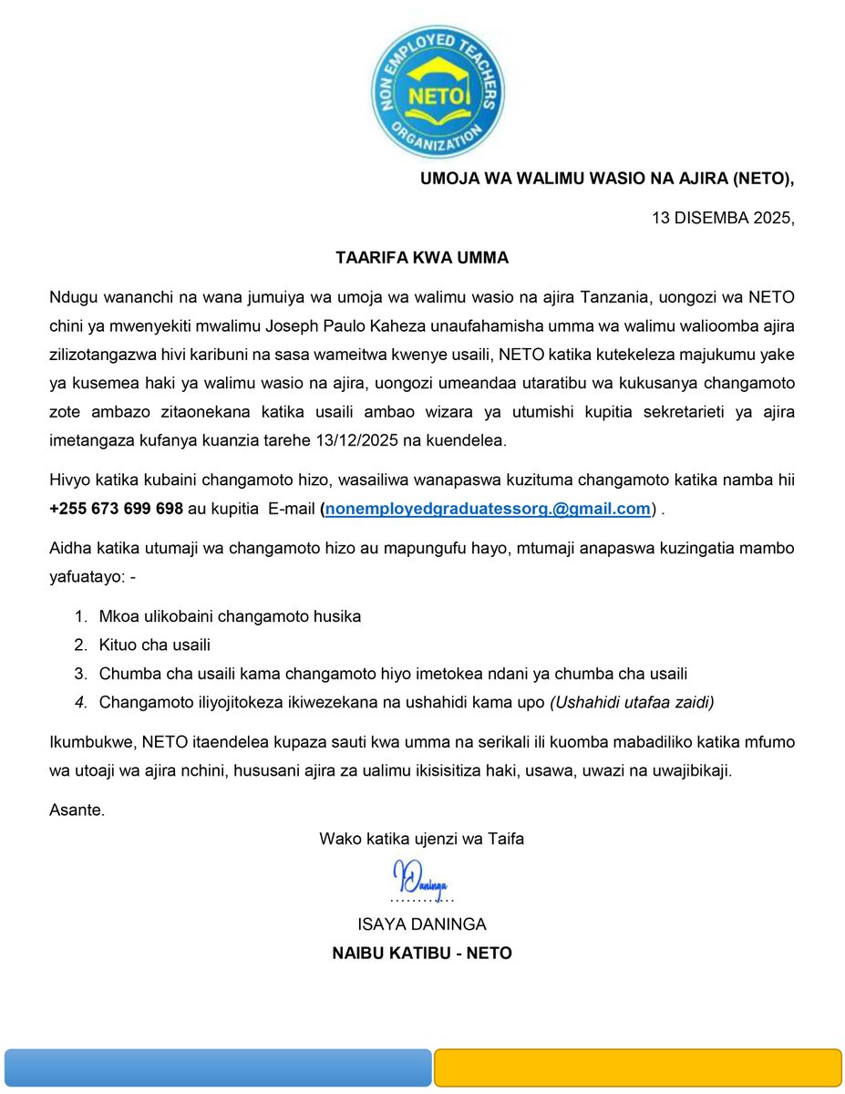 NON EMPLOYED TEACHERS ORG tweet media