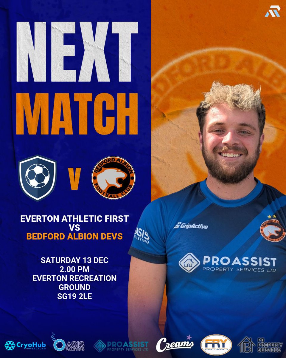 𝗠𝗔𝗧𝗖𝗛𝗗𝗔𝗬 | <a href="/bedscountylge/">Beds County League</a> 

Our Devs make the trip to Everton to face Everton Athletic this afternoon looking continue some good form going into the Christmas break.

2pm kick off.

#AlbionTogether