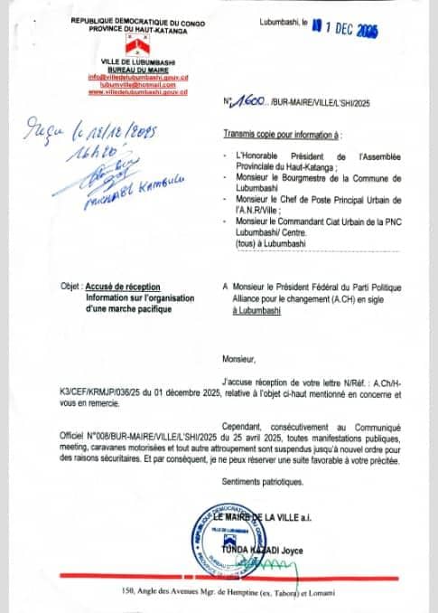 rubuz17's tweet photo. RDC: Haut-Katanga/ Lubumbashi : Inacceptable de voir le pouvoir en s'arroger le droit de violer notre constitution en son article 26 qui garantit la liberté de manifestater en nous interdisant ce droit. Nous serons bel et bien dans les rues. @kabund_jmkkrock https://t.co/nYHamQMVXO